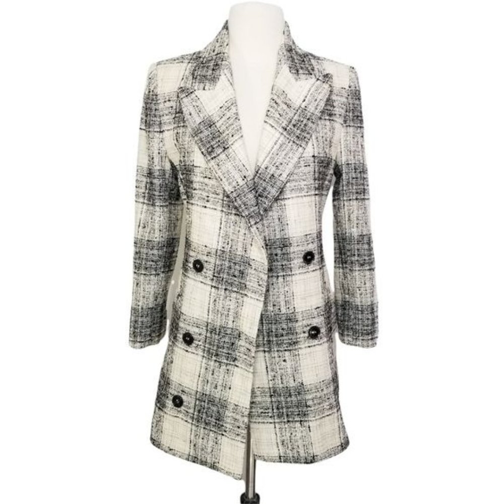 Essential Antwerp New Zanting Oversized Plaid Blazer Womens Size 36 US 4 - Picture 3 of 16